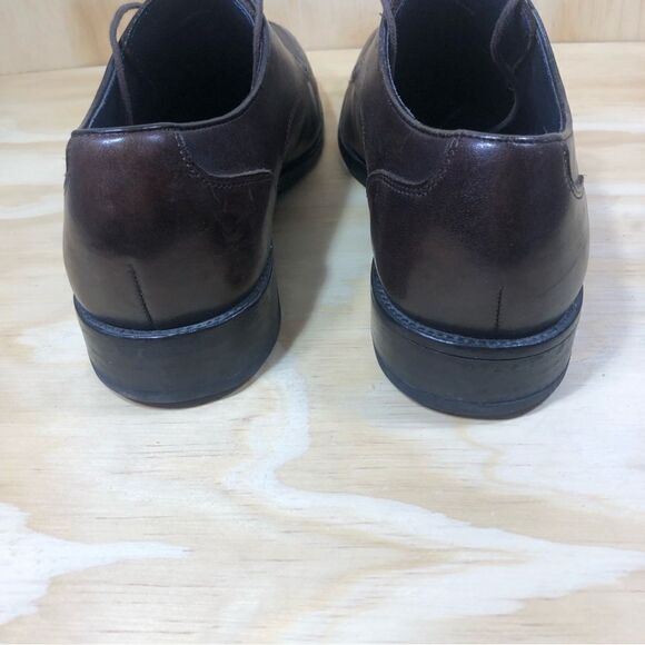 Cole Haan Brown Leather Grand OS Lace Up Oxfords Shoes Men’s Size 8 Wide - Picture 2 of 10